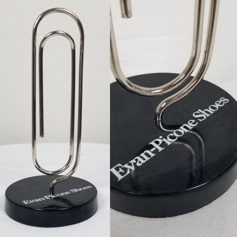 Vintage Evan Picone Shoes Store Display Business Card/Picture Holder